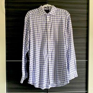Black Brown 1826 dress shirt Classic fit 17 1/2 - 36